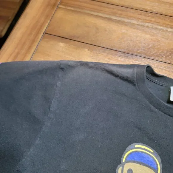 BAPE SS Black Unisex Tee "DJ Jazzy Jeff And The Fresh Prince" - Size XL
